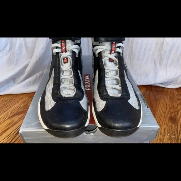 100% Authentic Prada high top sneakers - Picture 6 of 9
